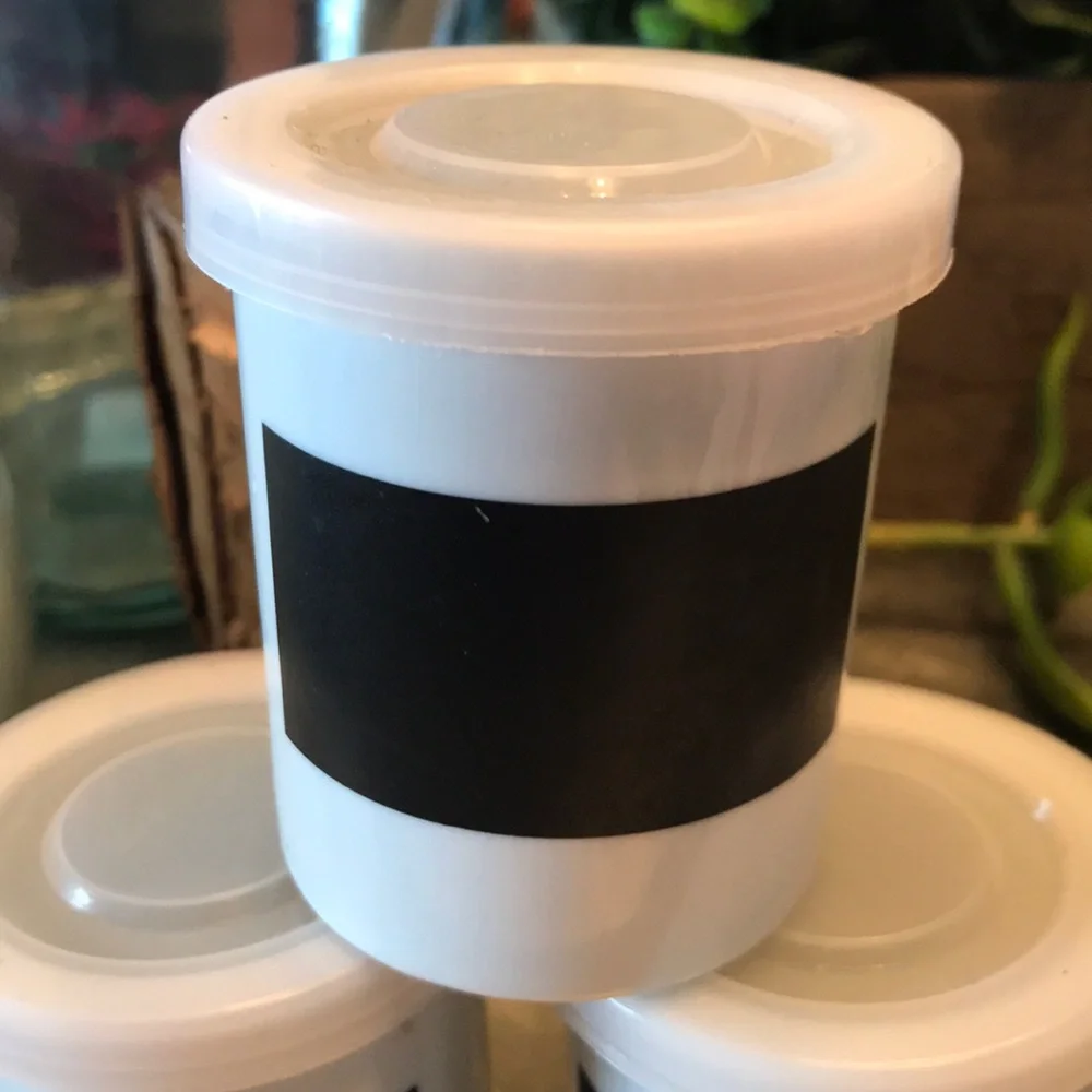 Crate & Barrel Mini Jar with Blackboard
